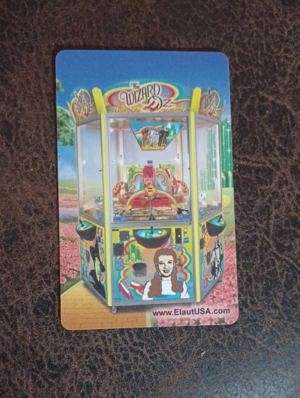 $4 Add-on Wizard of Oz Crane Game Card